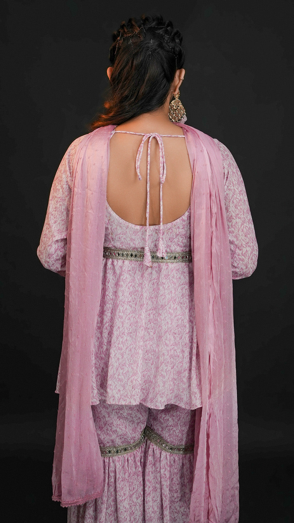 Blush Pink Peplum Set