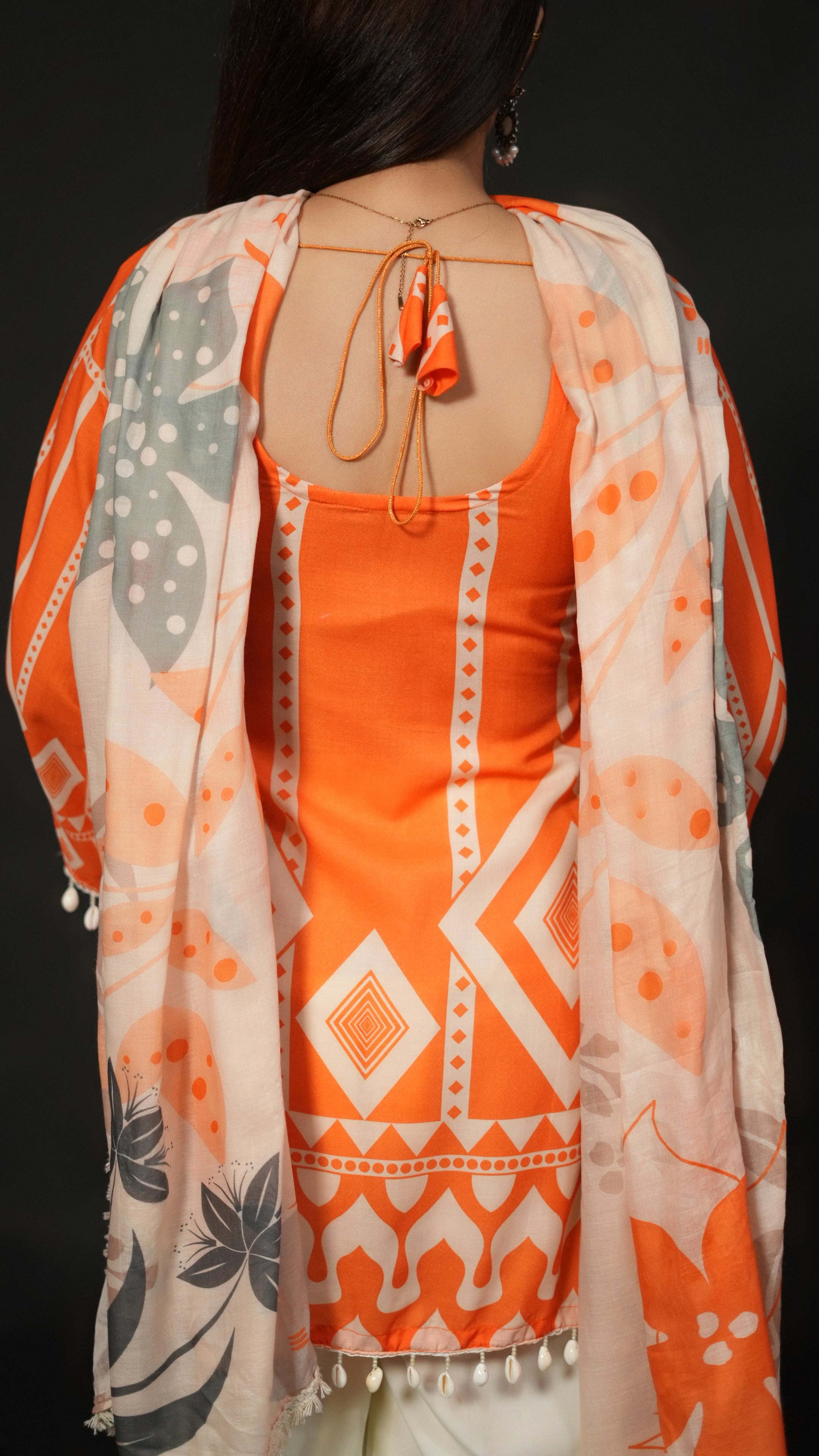 Saffron Farshi Set