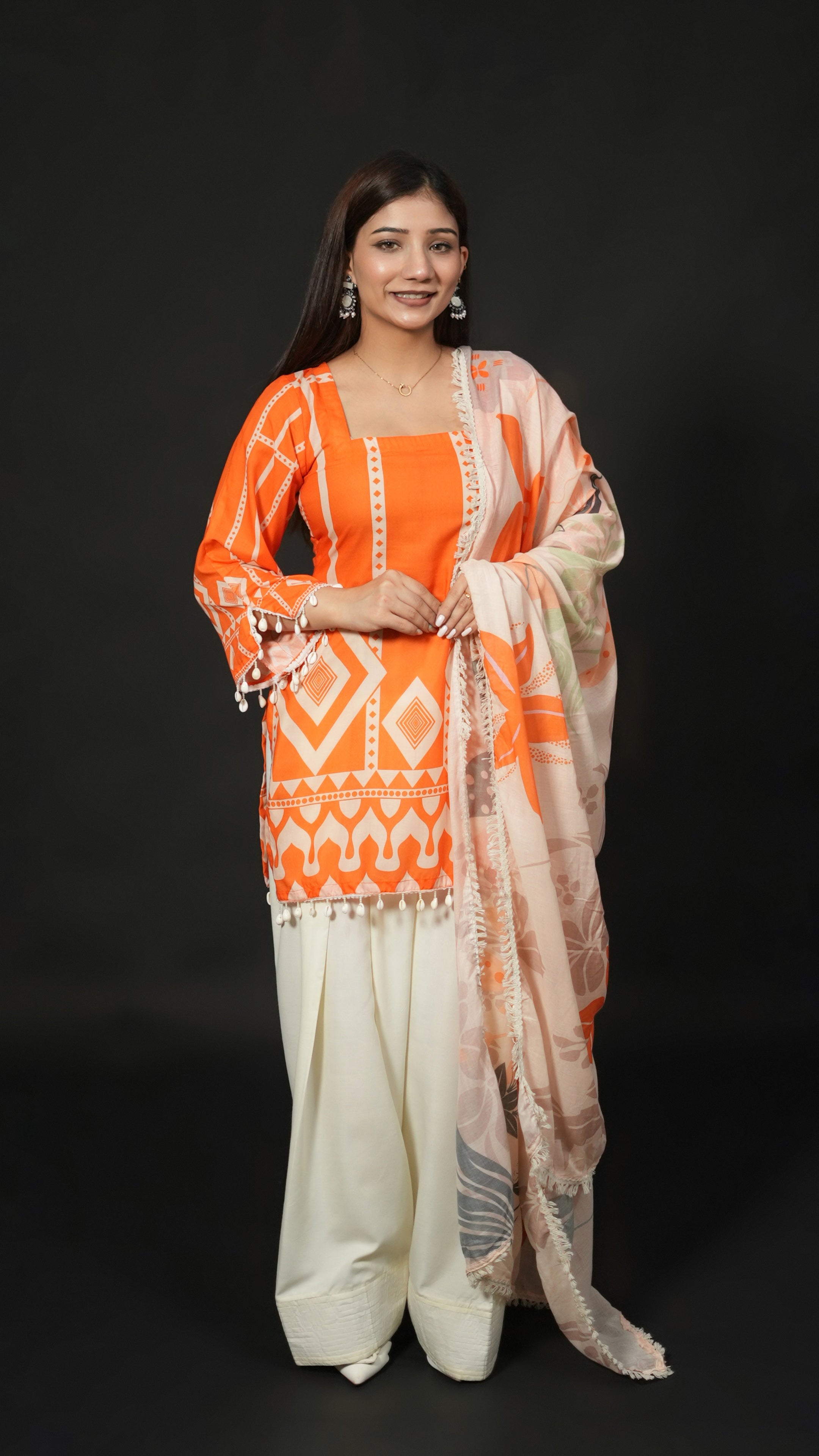 Saffron Farshi Set
