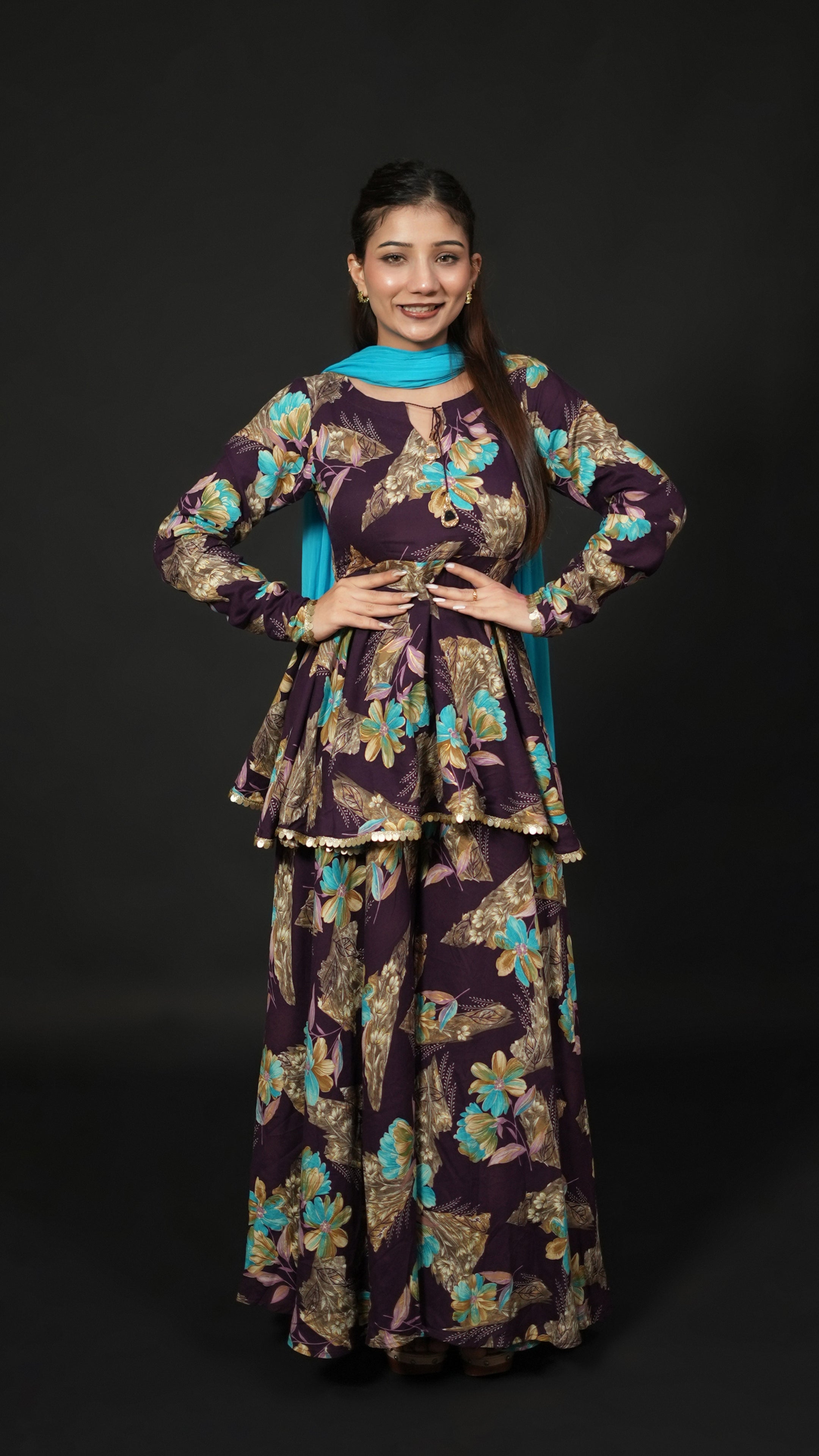 Purple Bloom Suit