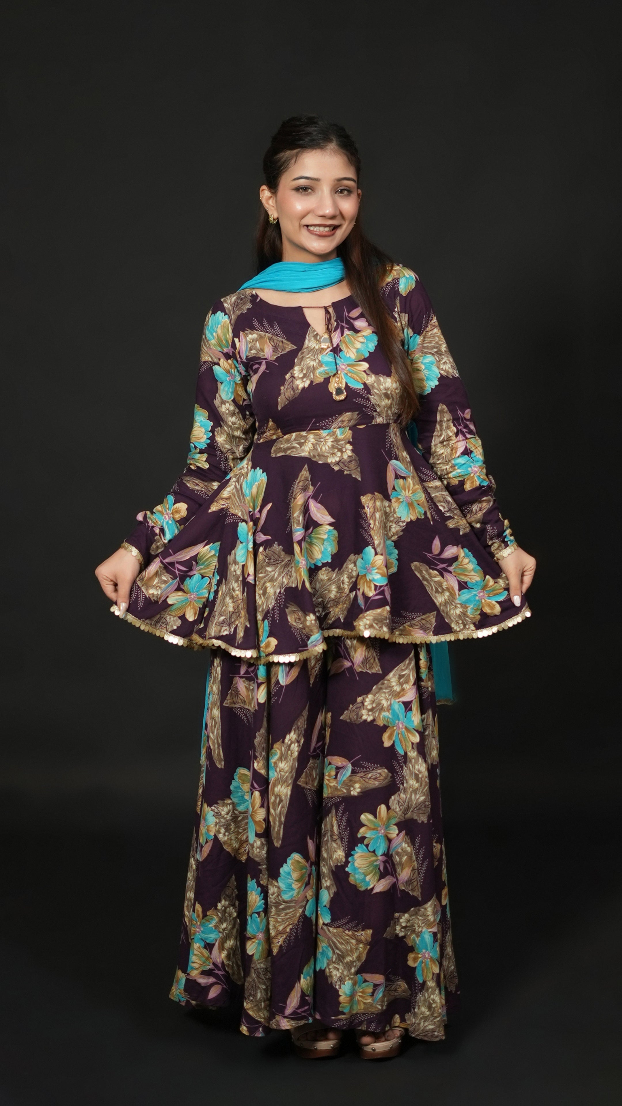 Purple Bloom Suit