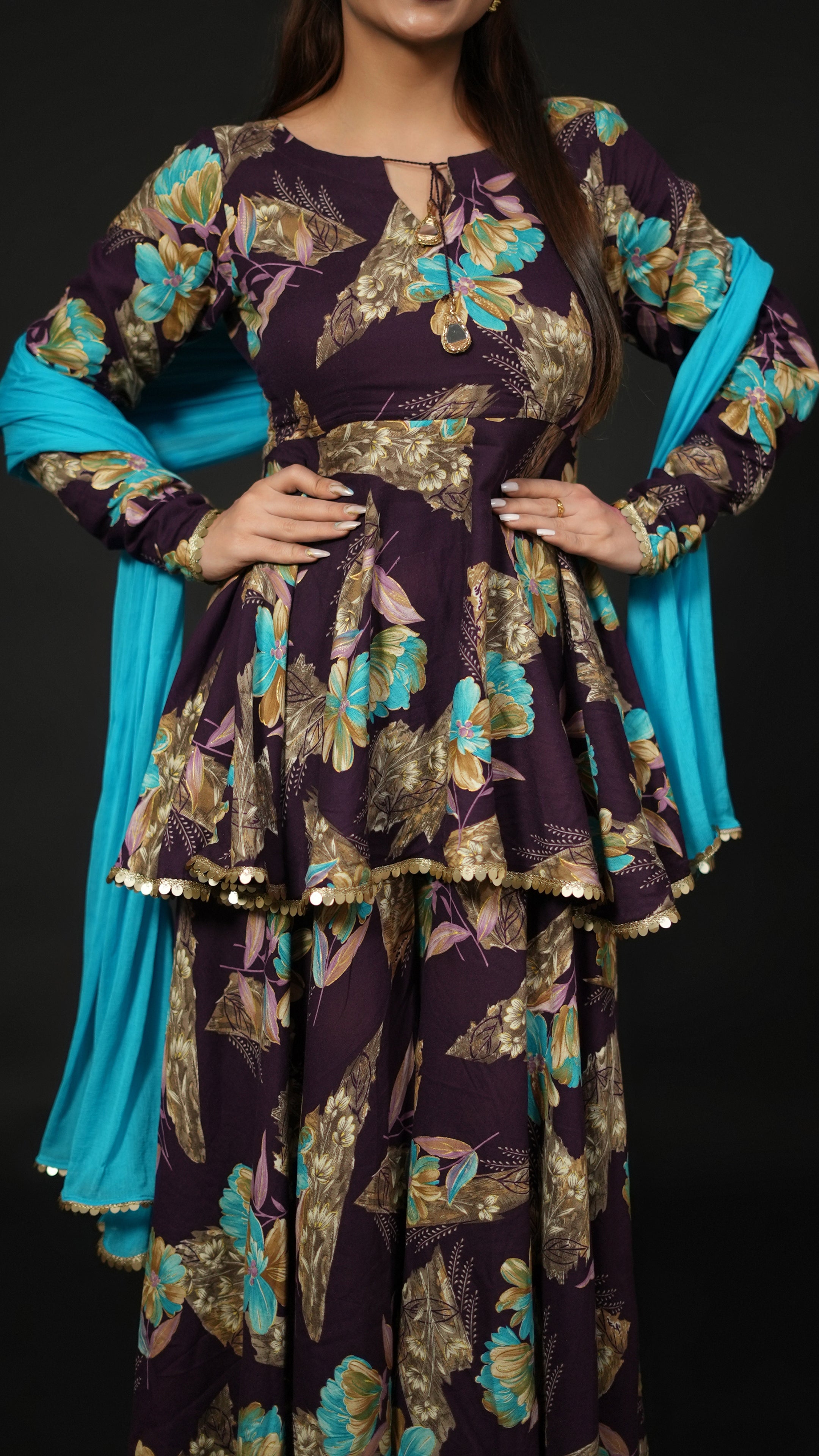 Purple Bloom Suit