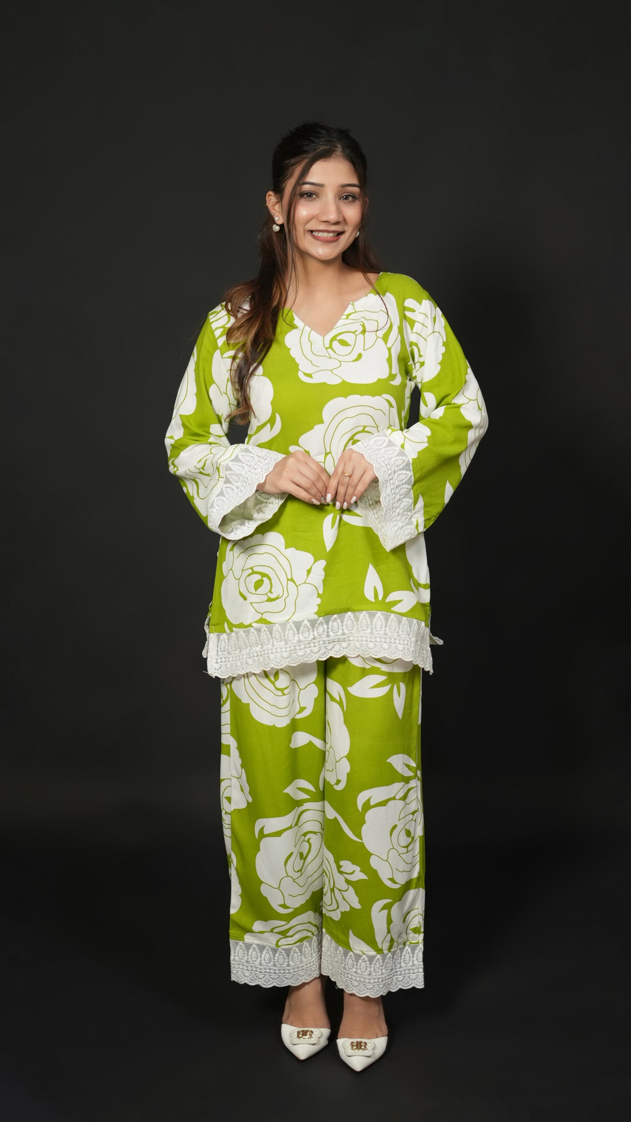 Neon Flora Co-ord Set