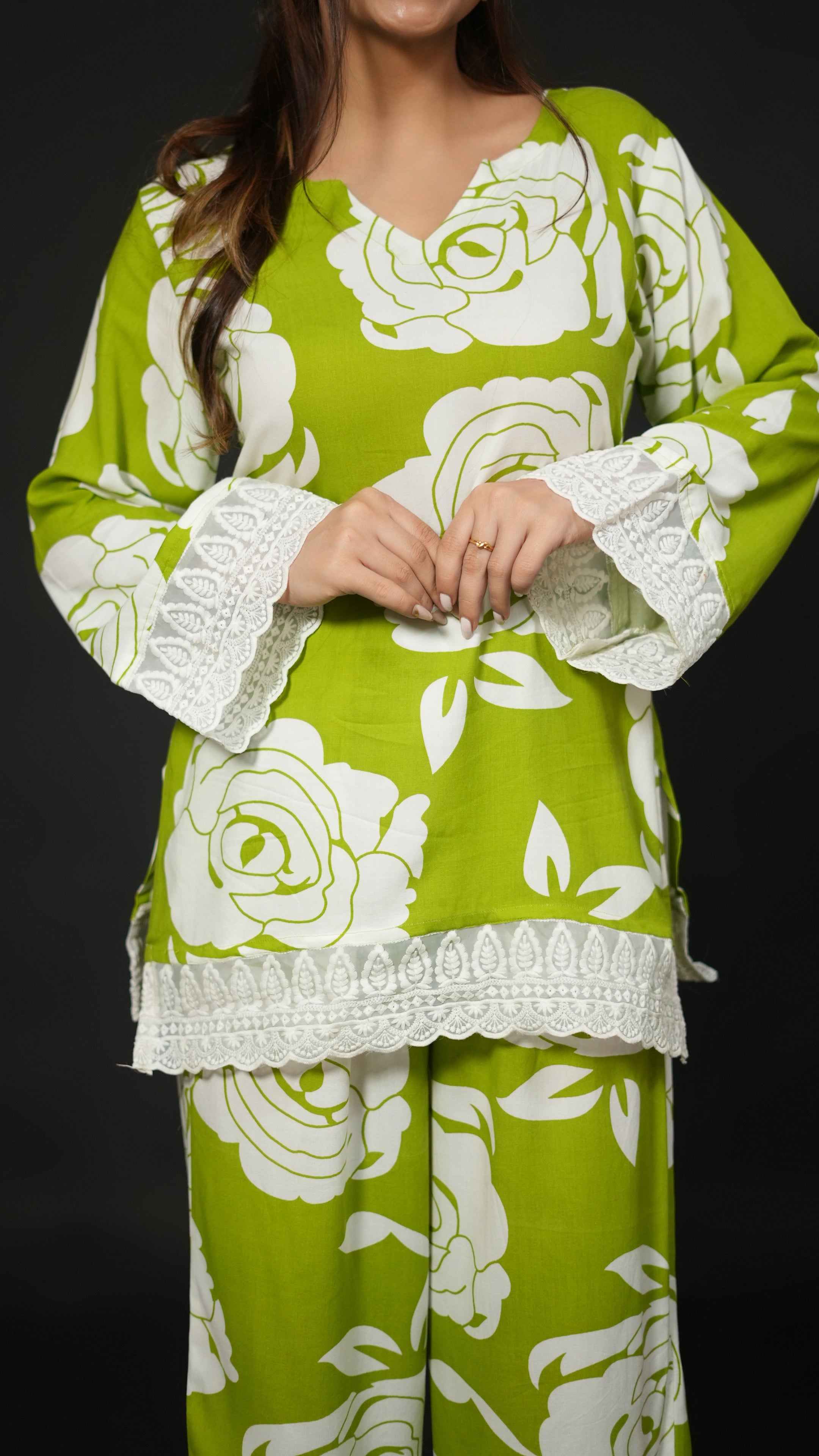 Neon Flora Co-ord Set