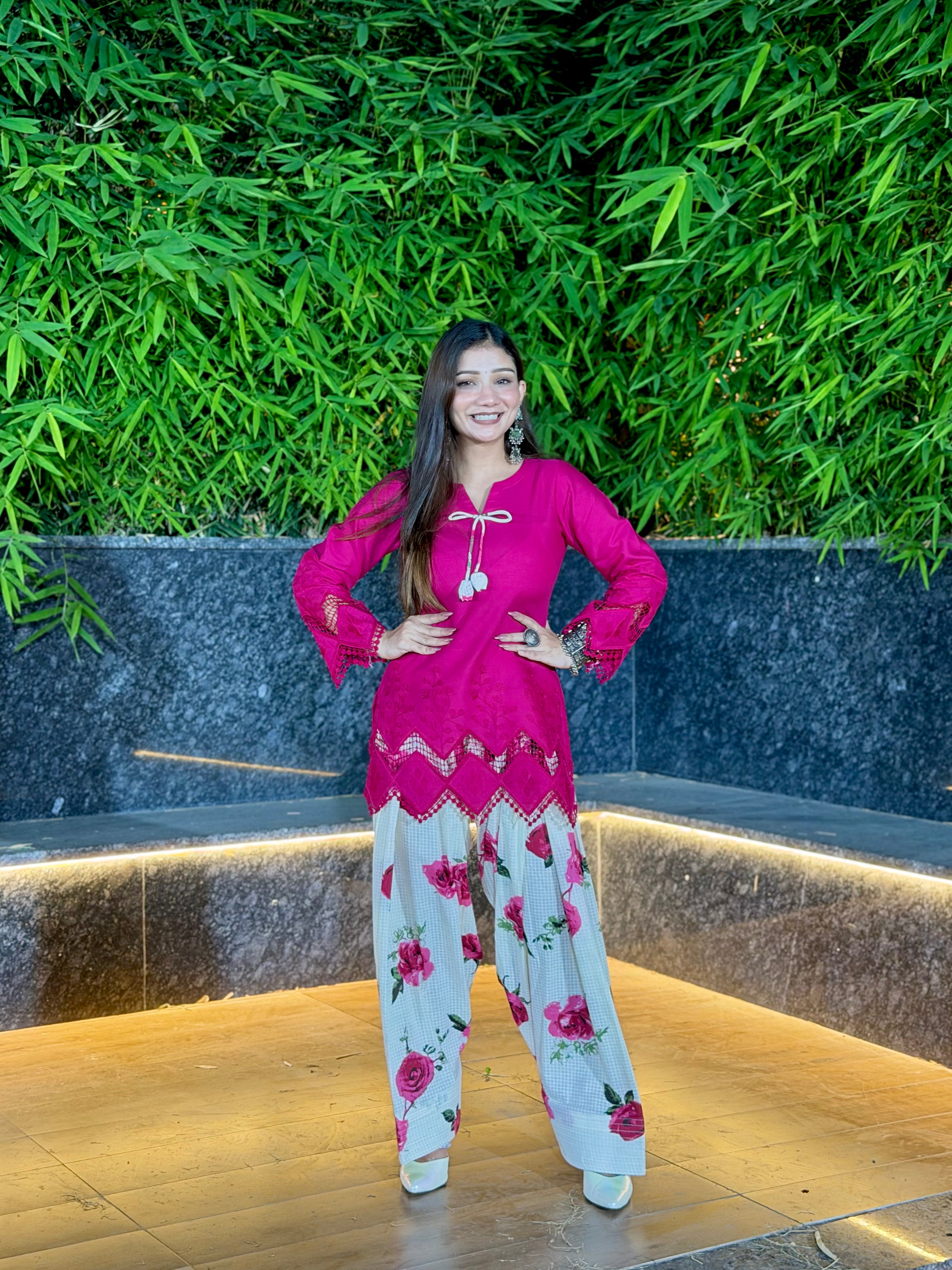 Gulabo With Sleeve Farshi Set