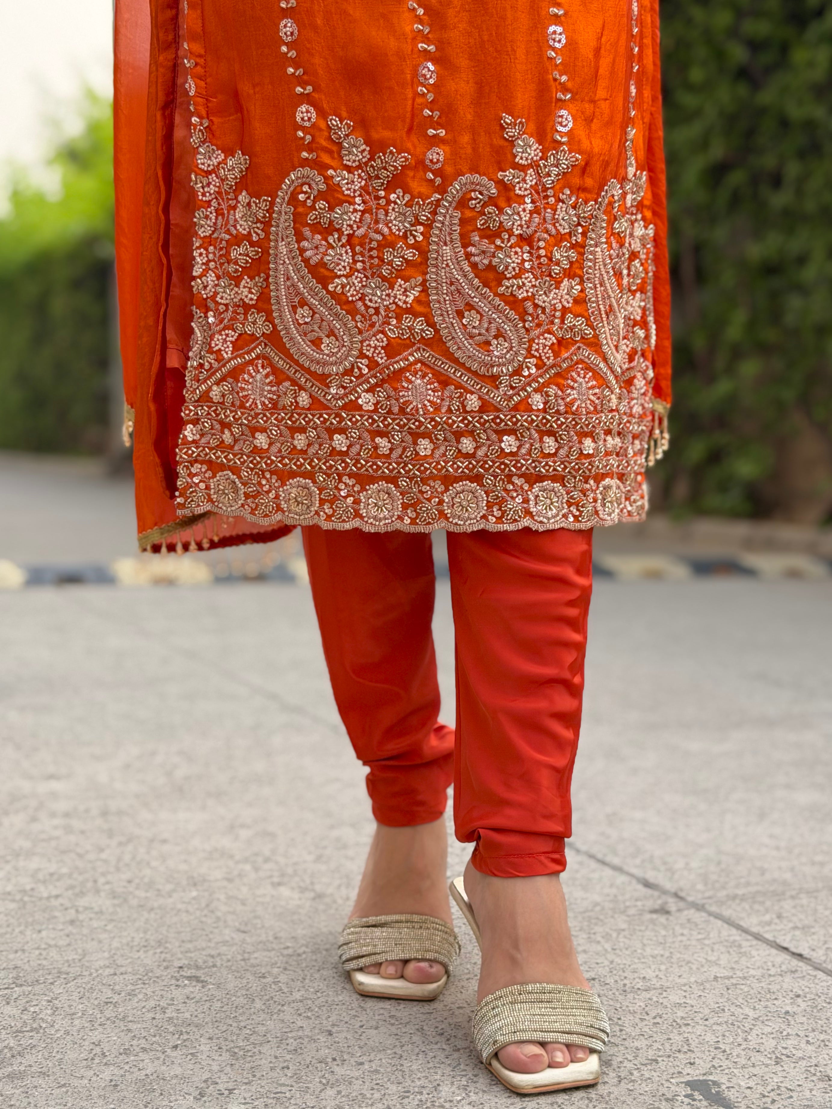 Kesariya Suit Set