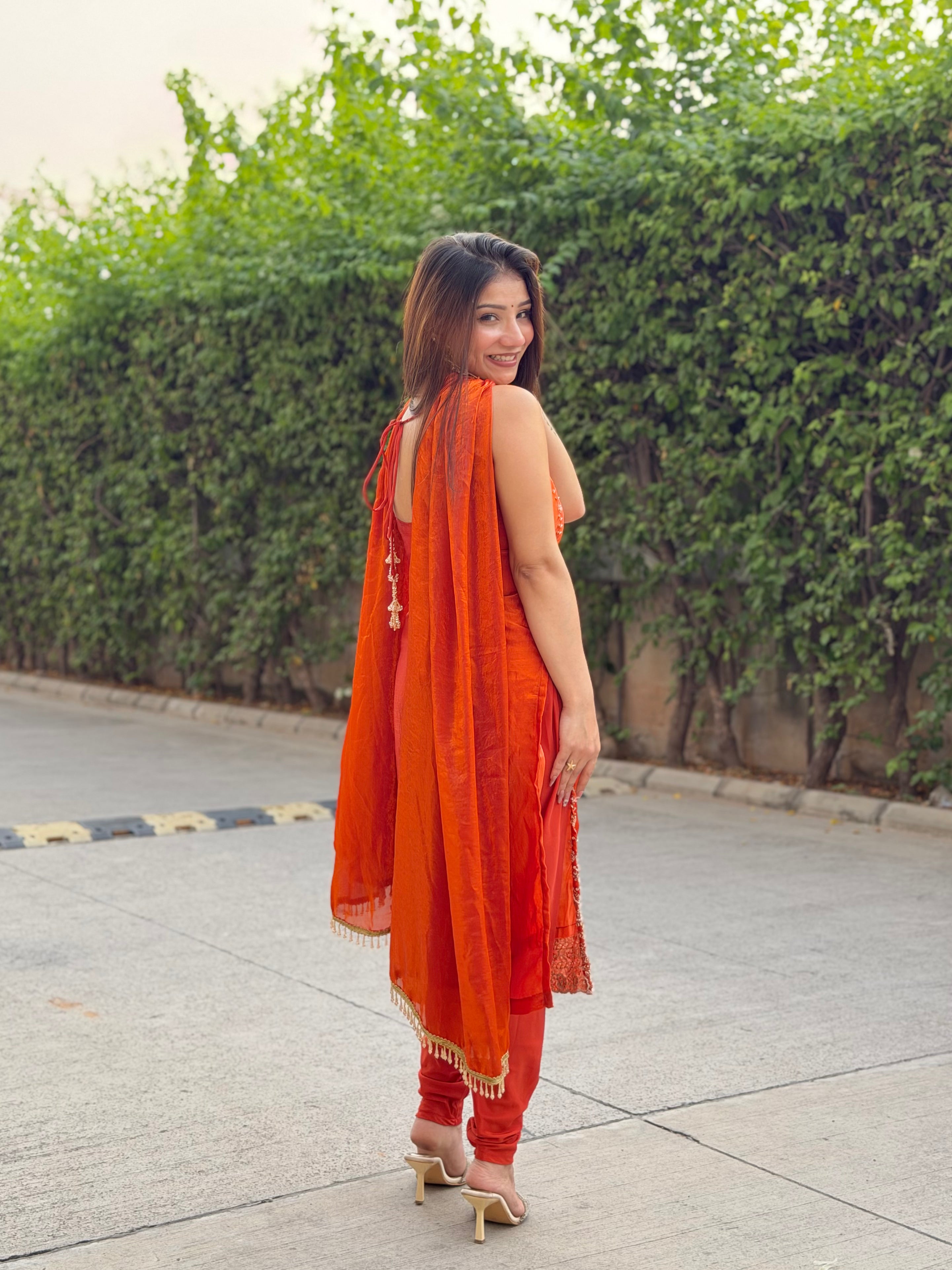 Kesariya Suit Set