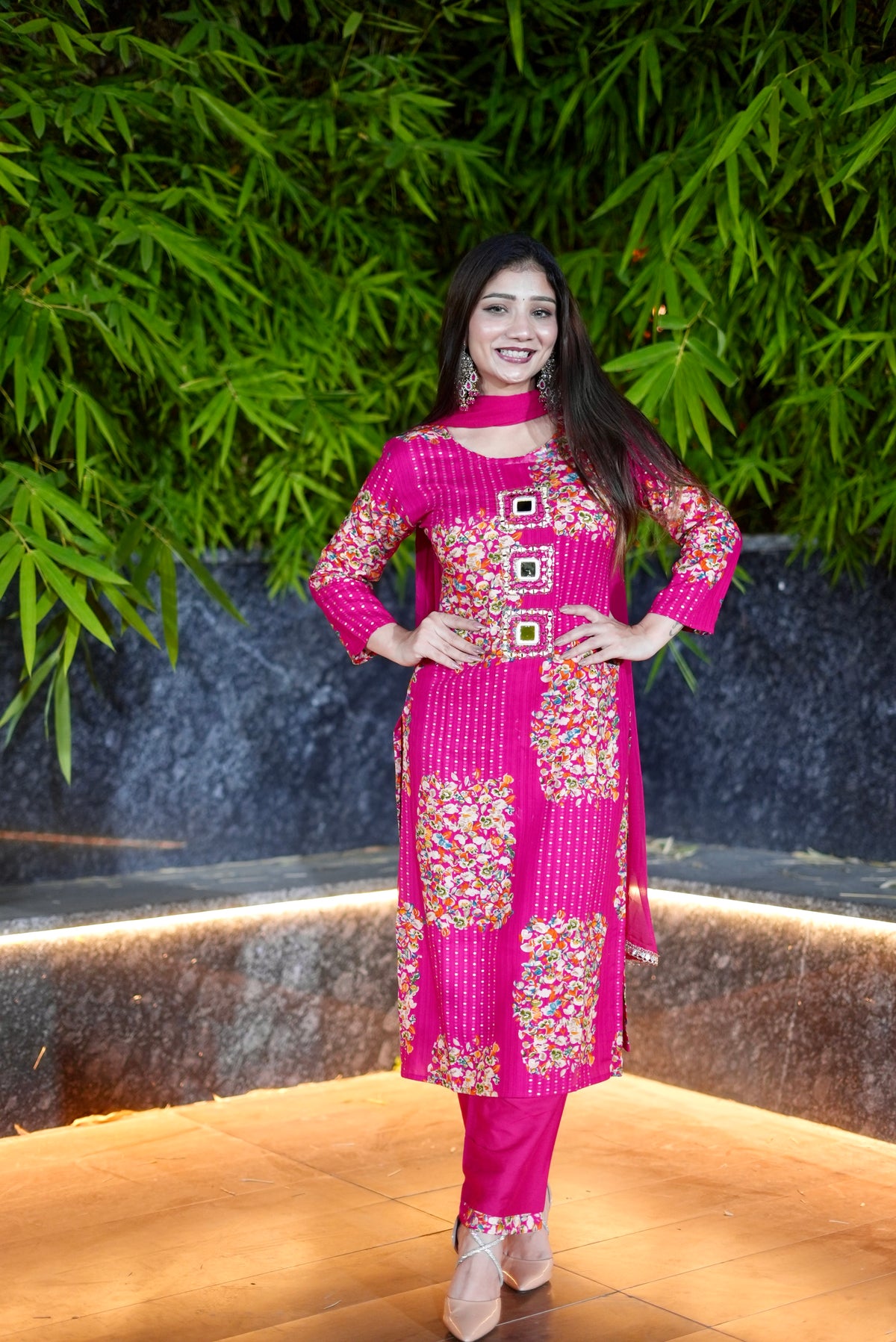 Noorani Suit With Full Sleeves