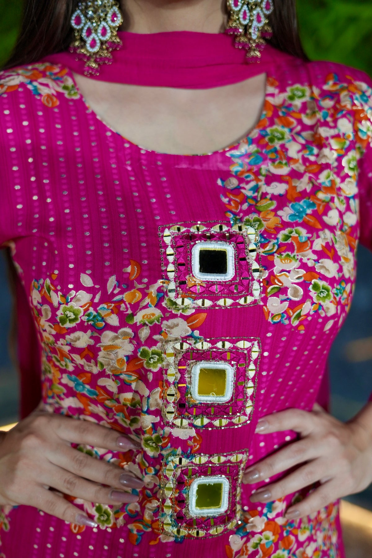 Noorani Suit With Full Sleeves