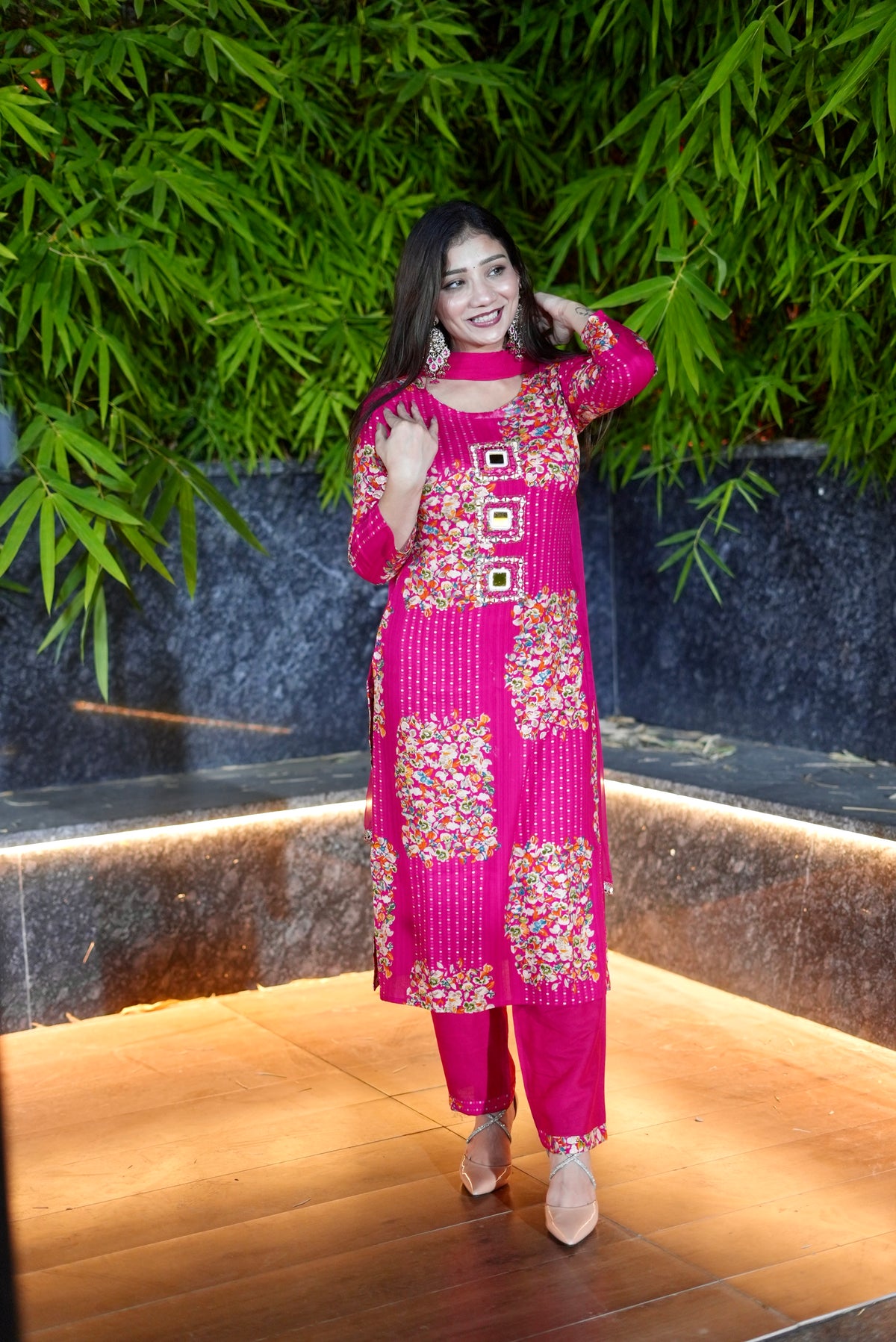 Noorani Suit With Full Sleeves
