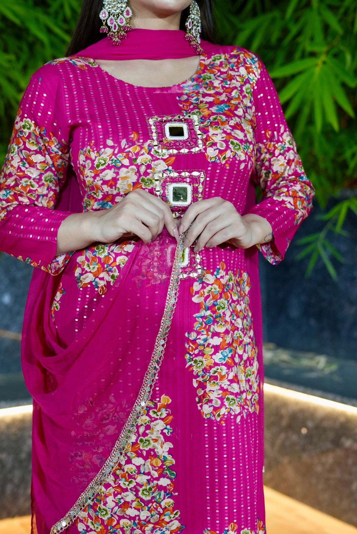 Noorani Suit With Full Sleeves