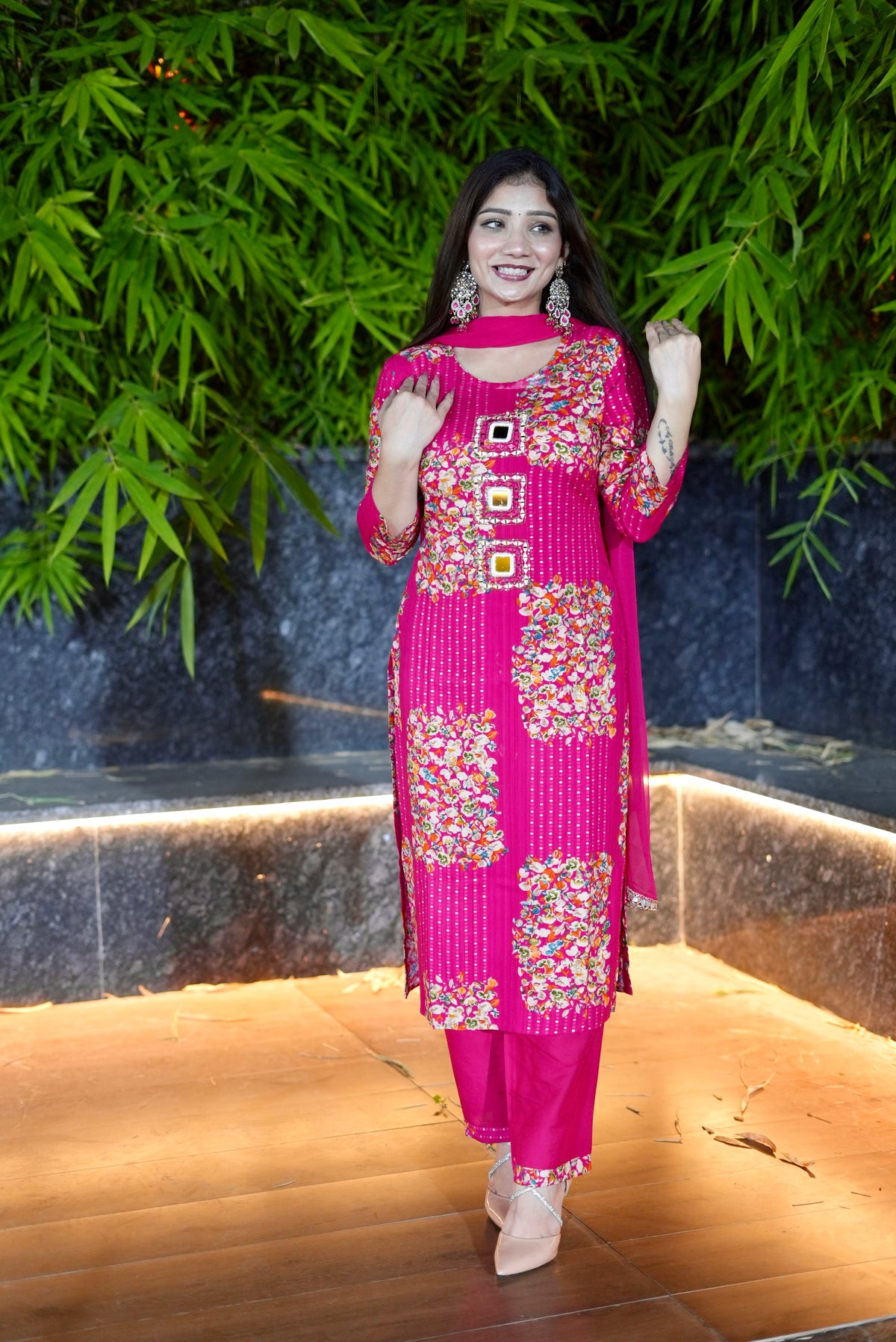 Noorani Suit With Full Sleeves