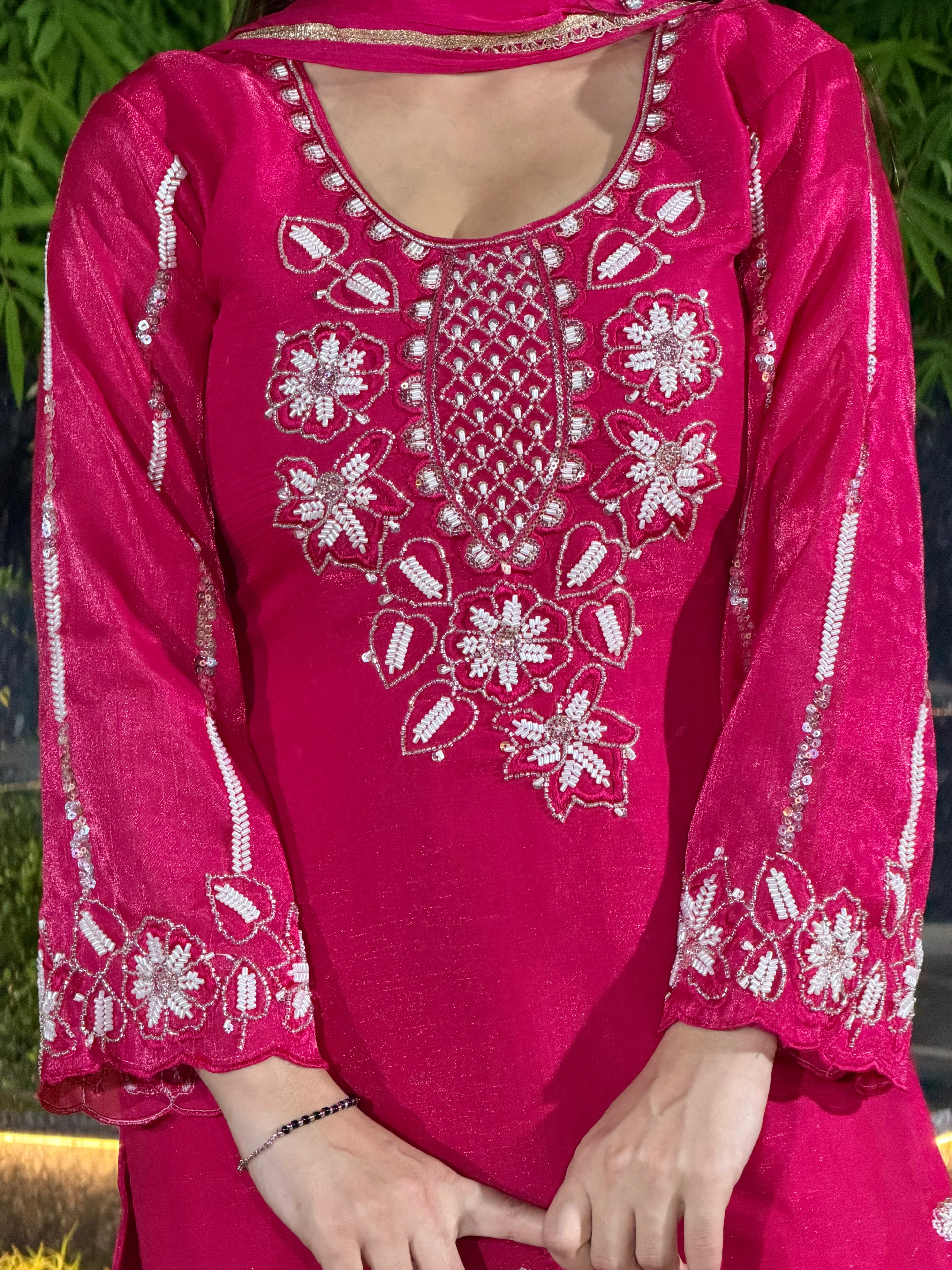 Ruhani Pink Suit Set
