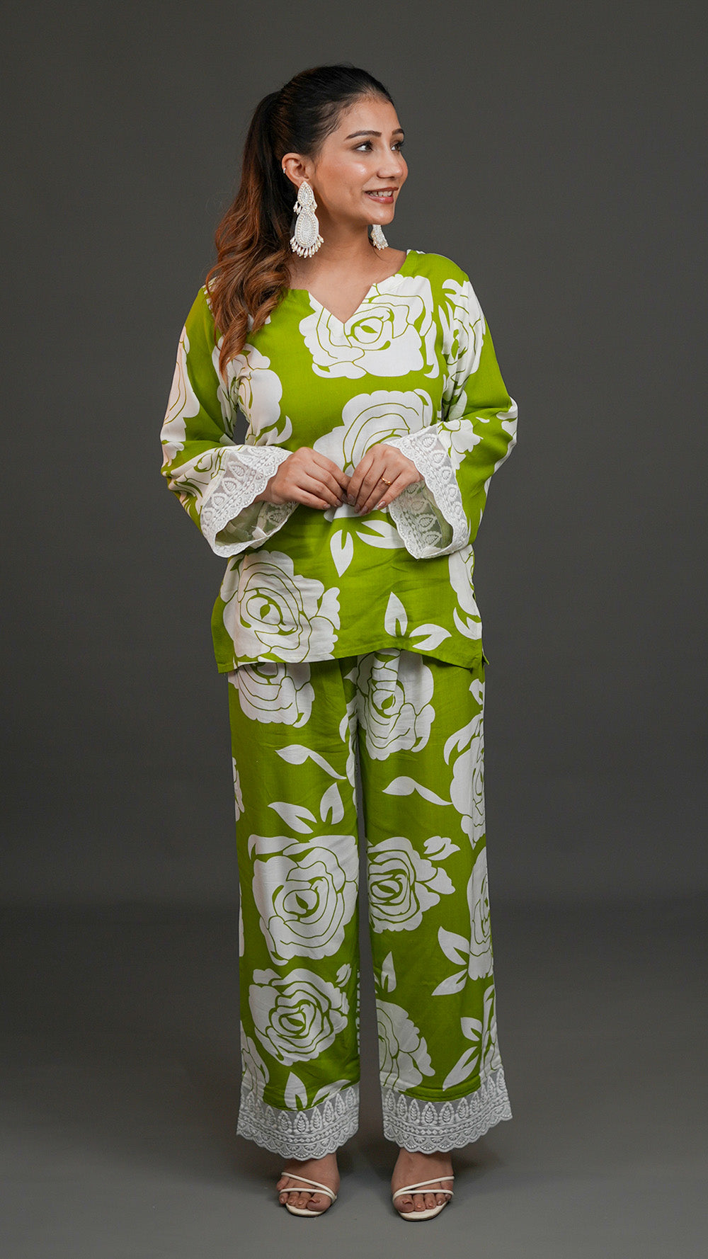 Neon Flora Co-ord Set