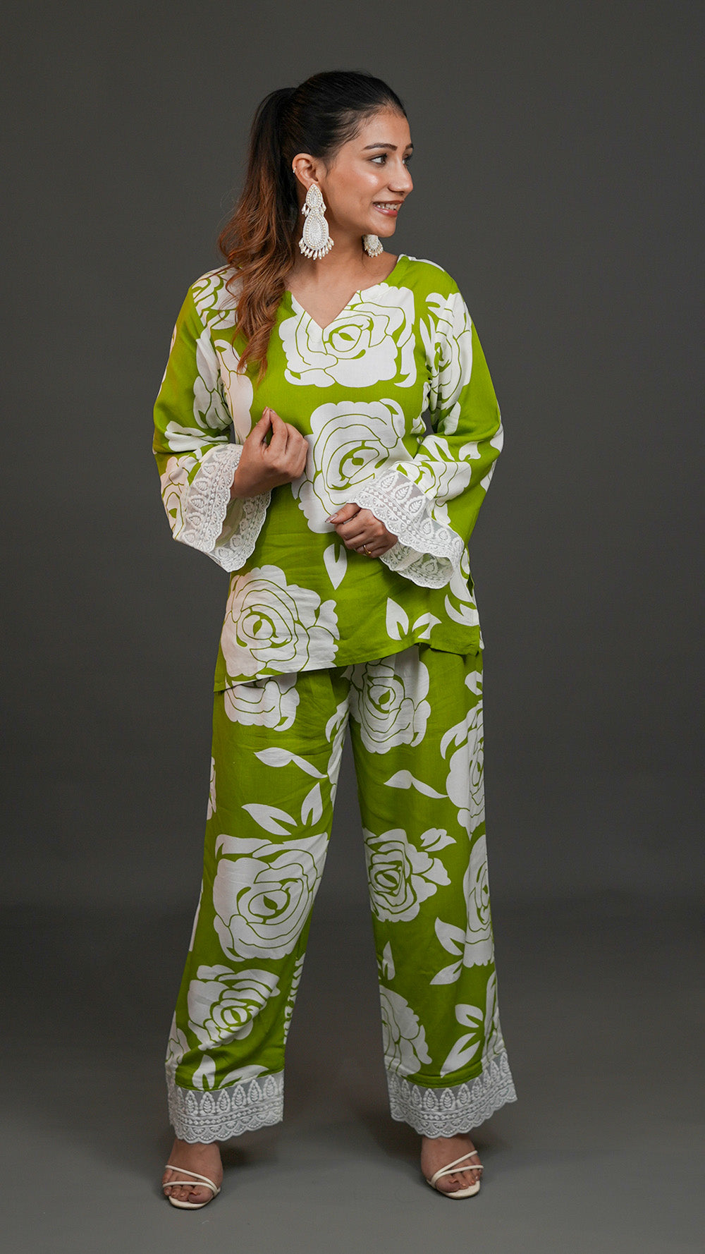 Neon Flora Co-ord Set